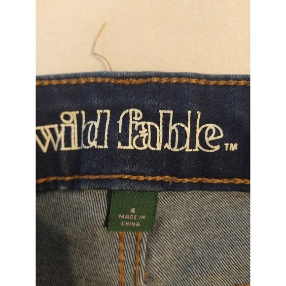 Wild Fable high rise skinny distressed jeans size 6 y2k - Picture 7 of 9